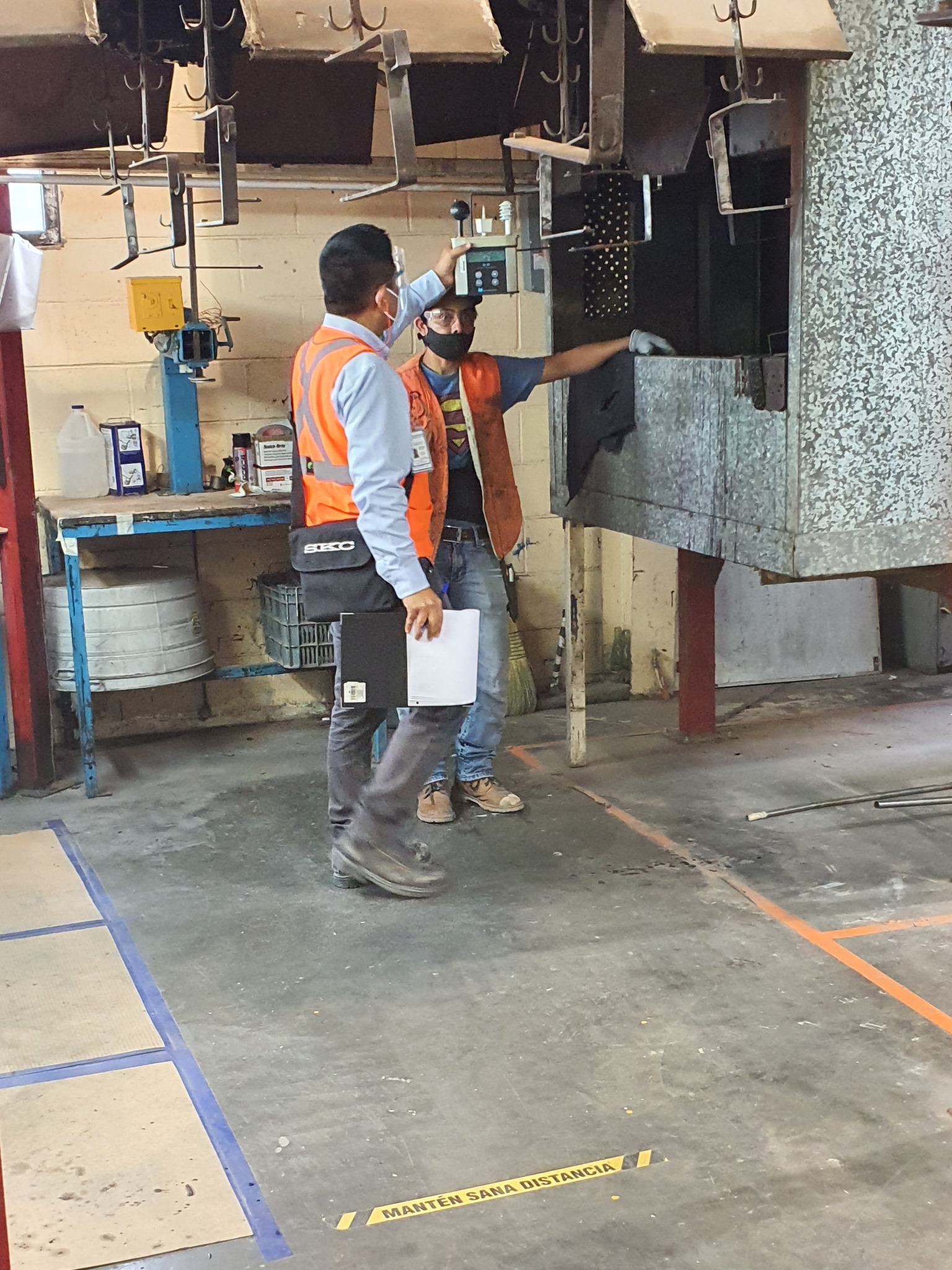 Medición técnica en planta